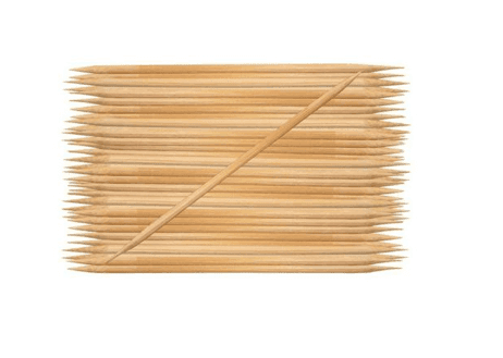 Palito Duas Pontas Bambulito 14cm HigiBras 50 unidades