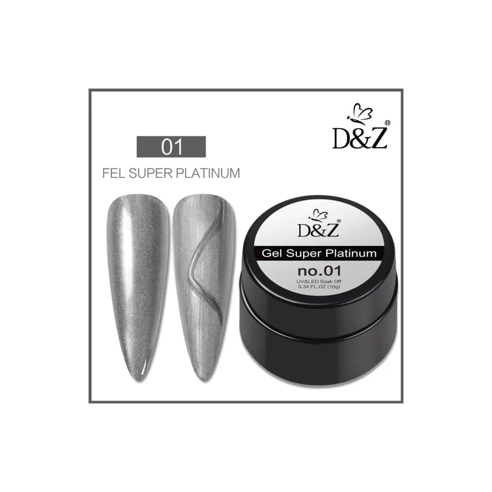 Gel Super Platinum DZ 10g 6 unidades