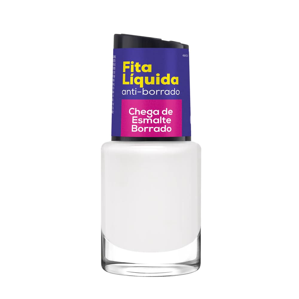 Esmalte Cora Fita Liquída Chega de Esmalte Borrado 10ml