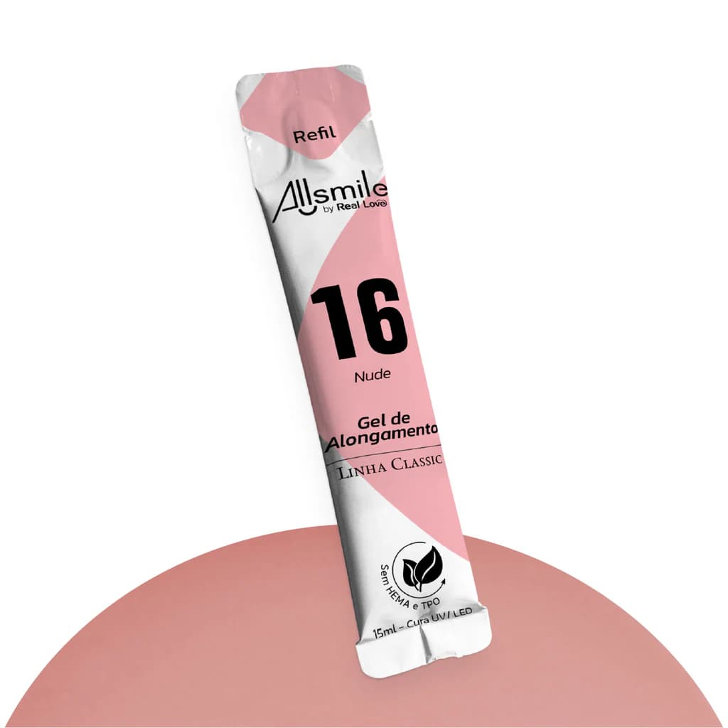 Gel Allsmile Linha Classic Nude 16 15ml Refil