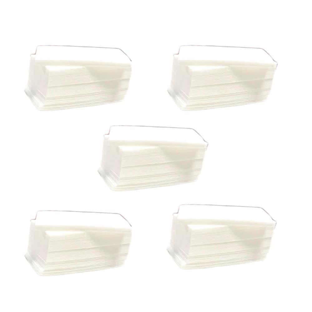 Kit 5 Algodão Prensado Branco