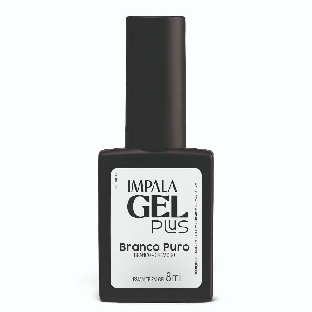 Esmalte em Gel Impala Plus Cremoso Branco Puro 8ml
