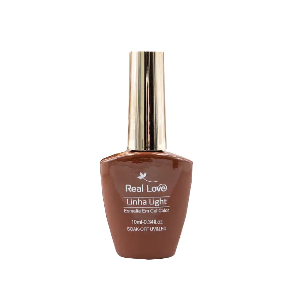 Esmalte em Gel Real Love Luxo Marrom 10ml 001