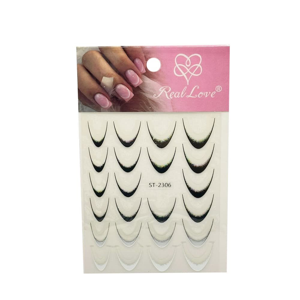 Adesivo Para Francesinha Real Love Prata ST-2306
