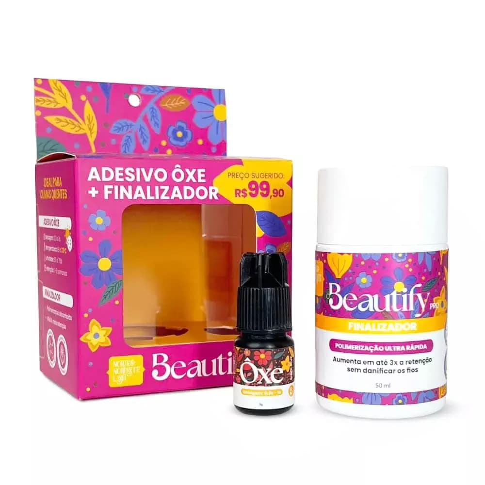 Kit Cola de Cilios Oxe 3g + Finalizador 50ml