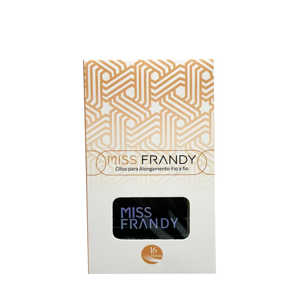 Cílios Fio a Fio Fan Miss Frandy 14mm 0.10D