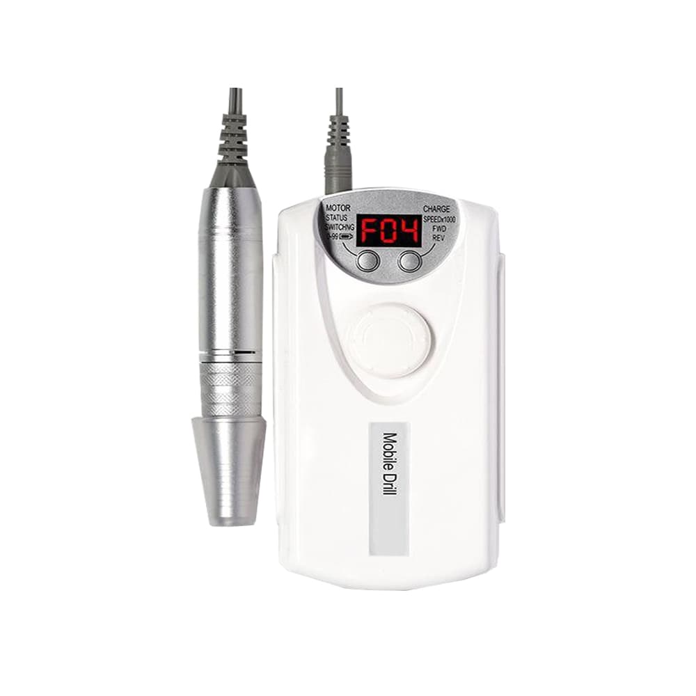 Motor Portatil Nail Polish Branco Zem 35000 rpm