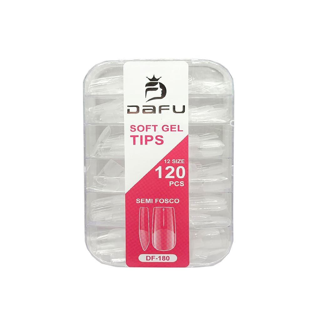 Soft Gel Quadrado Semi Fosco Dafu 120 unidades