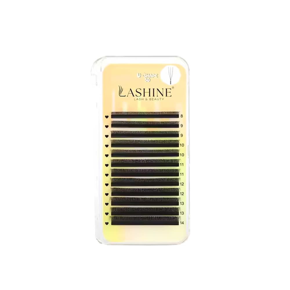 Cilios Lashine U-Shape 3D 0.07D 8-14mm Mix