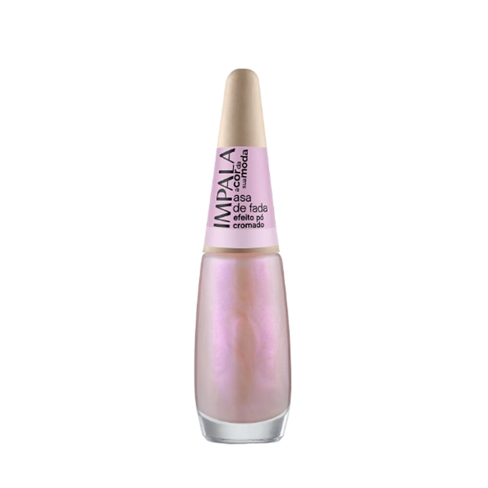 Esmalte Impala Asa de Fada Efeito Po Cromado 7,5ml