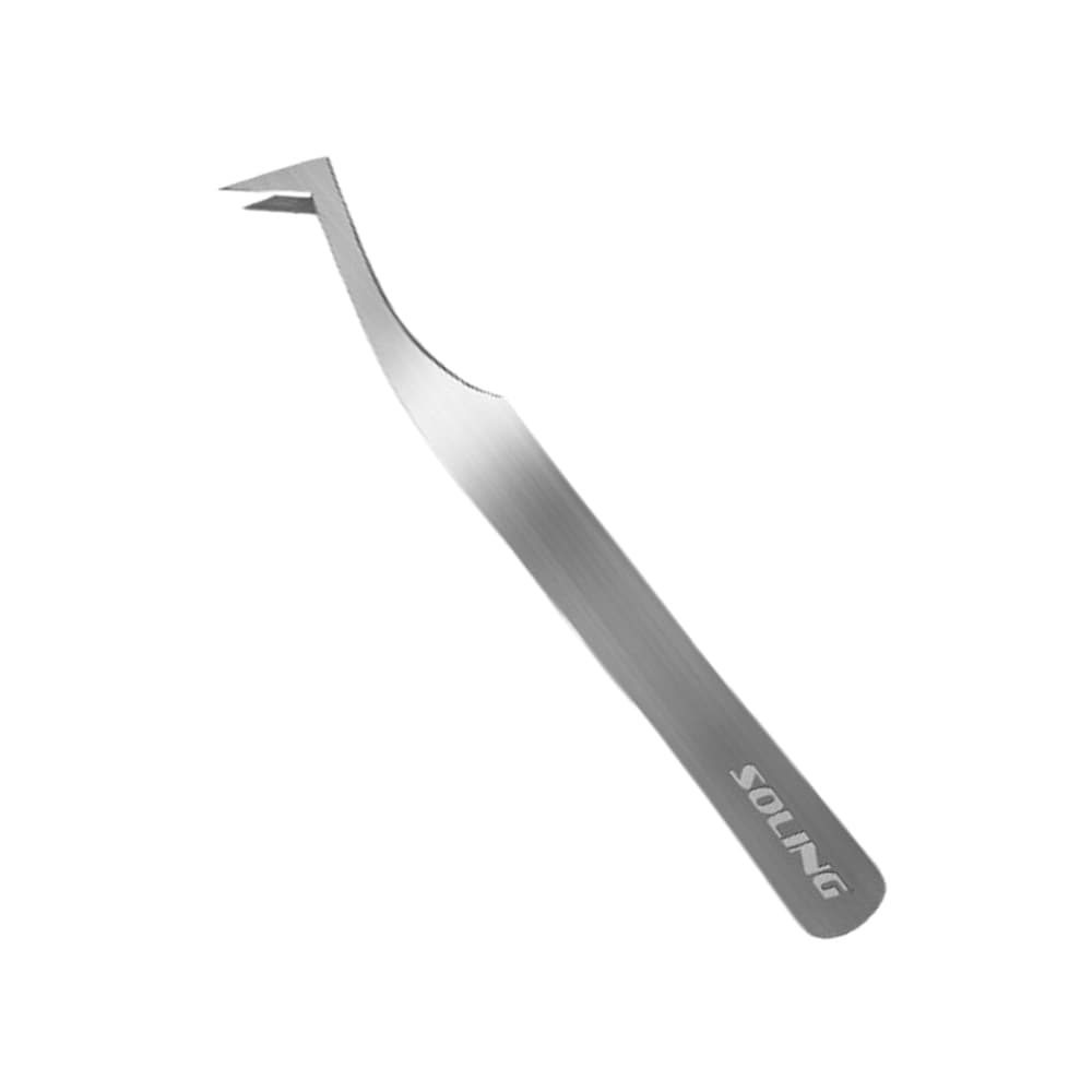 Pinça Curva para Volume Russo Soling Ref 344
