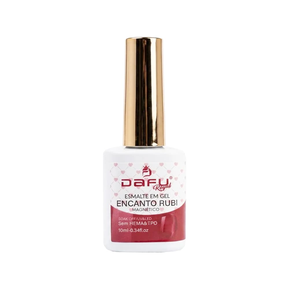 Esmalte em Gel Dafu Magnetico Encanto Rubi 10ml 02