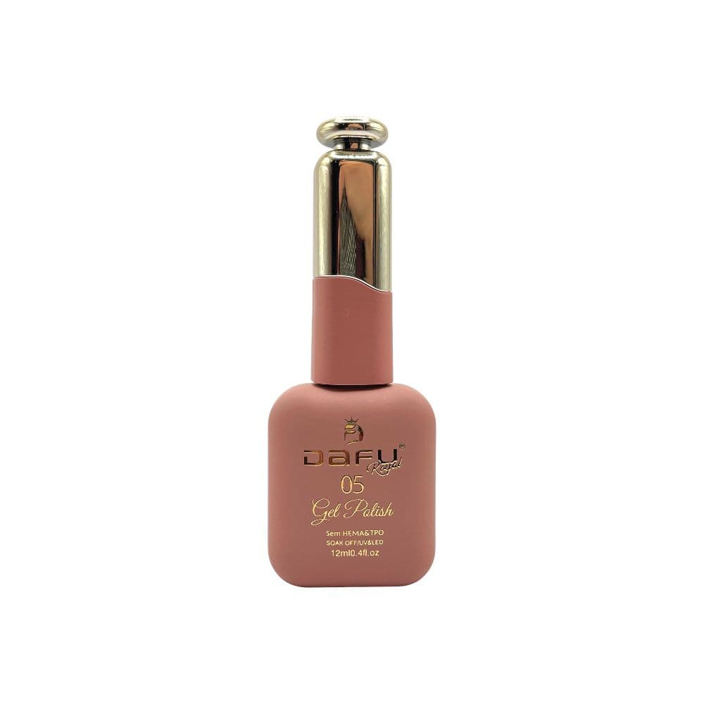 Esmalte em Gel Royal Dafu Nude Rosado Transparente 12ml 05