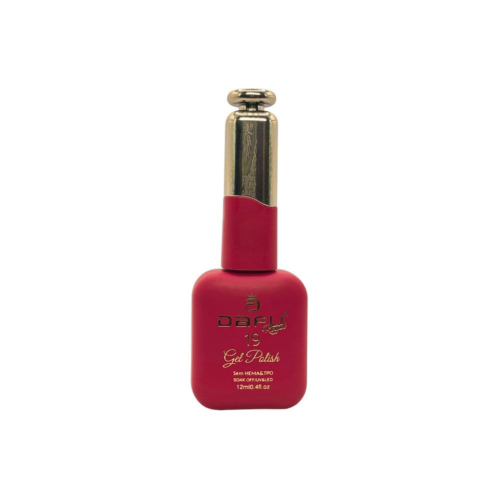 Esmalte em Gel Royal Dafu Vermelho Fechado 12ml 19